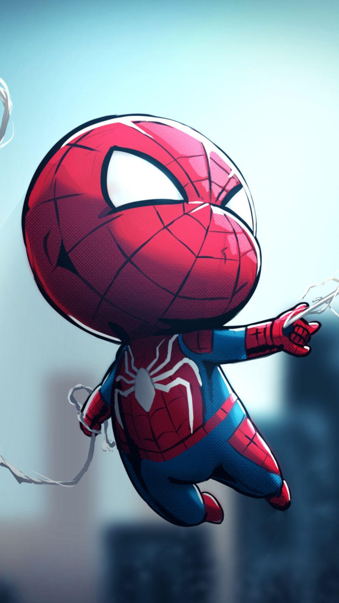 1080x1920 Chibi Spiderman Mobile Wallpaper Spiderman, Download Wallpaper