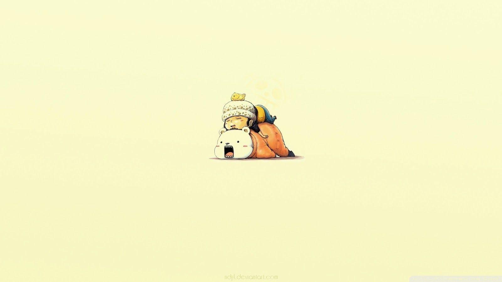 1600x900 Free download Cute Chibi Trafalgar Law Bepo Sleeping 0411 HD Wallpaper [1600x900] for your Desktop, Mobile & Tablet. Explore Cute Chibi Wallpaper. Naruto Chibi Wallpaper