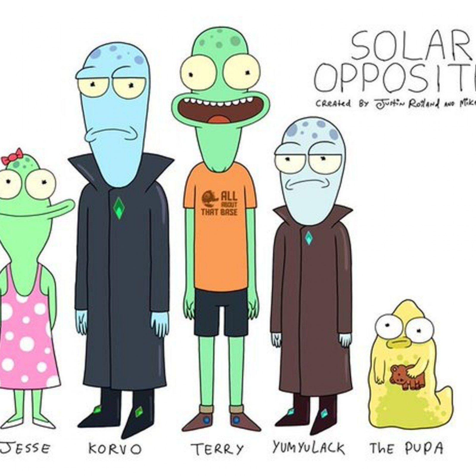 1600x1600 Rick And Morty' Twosome Land 'Solar Opposites' On Hulu, Co Creator Justin Roiland Reveals Art From New Show