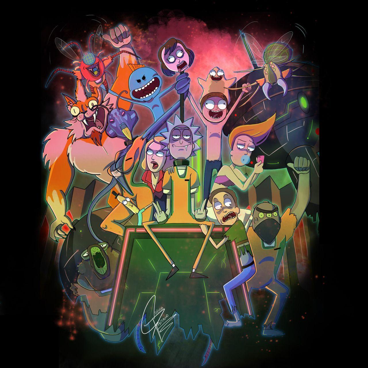 1280x1280 overboard. Rick and morty, Rick and morty time, Rick i morty