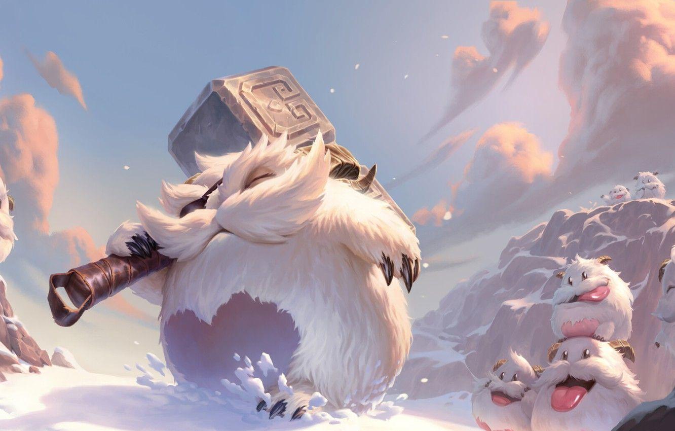 1332x850 Wallpaper snow, being, Legends of Runeterra image for desktop, section игры