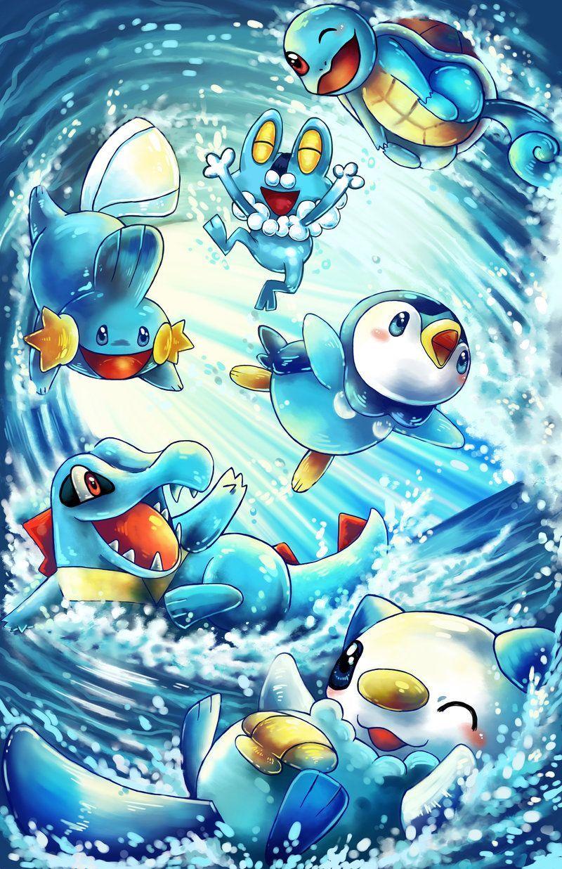800x1236 pokemon water starters with froakie. Cute pokemon wallpaper, Pokemon, Pokemon background