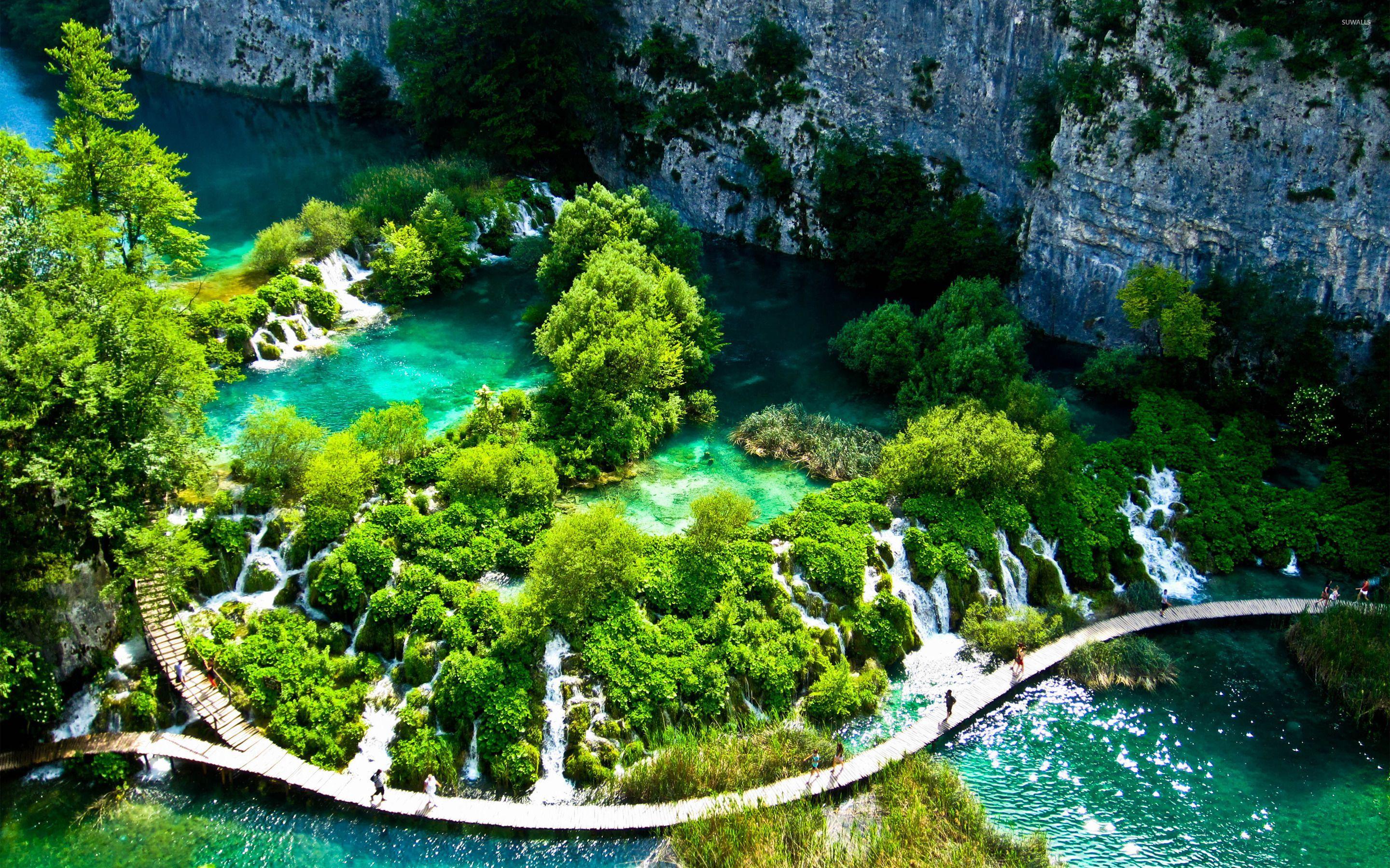 2880x1800 Plitvice Lakes National Park HD Wallpaper. Plitvice lakes national park, Plitvice lakes, Amazing places on earth