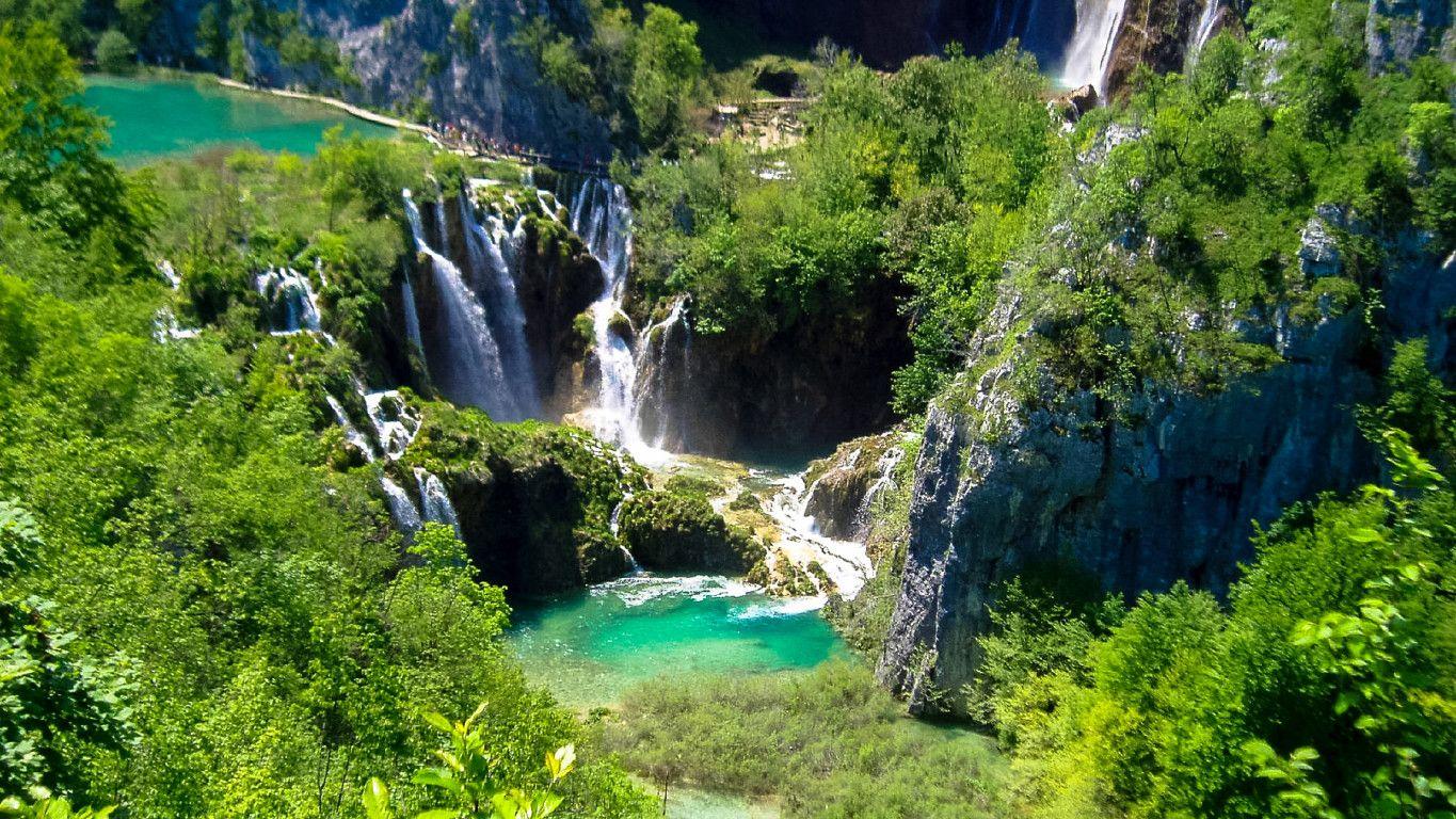 1365x768 Plitvice Lake wallpaper, Earth, HQ Plitvice Lake pictureK Wallpaper 2019