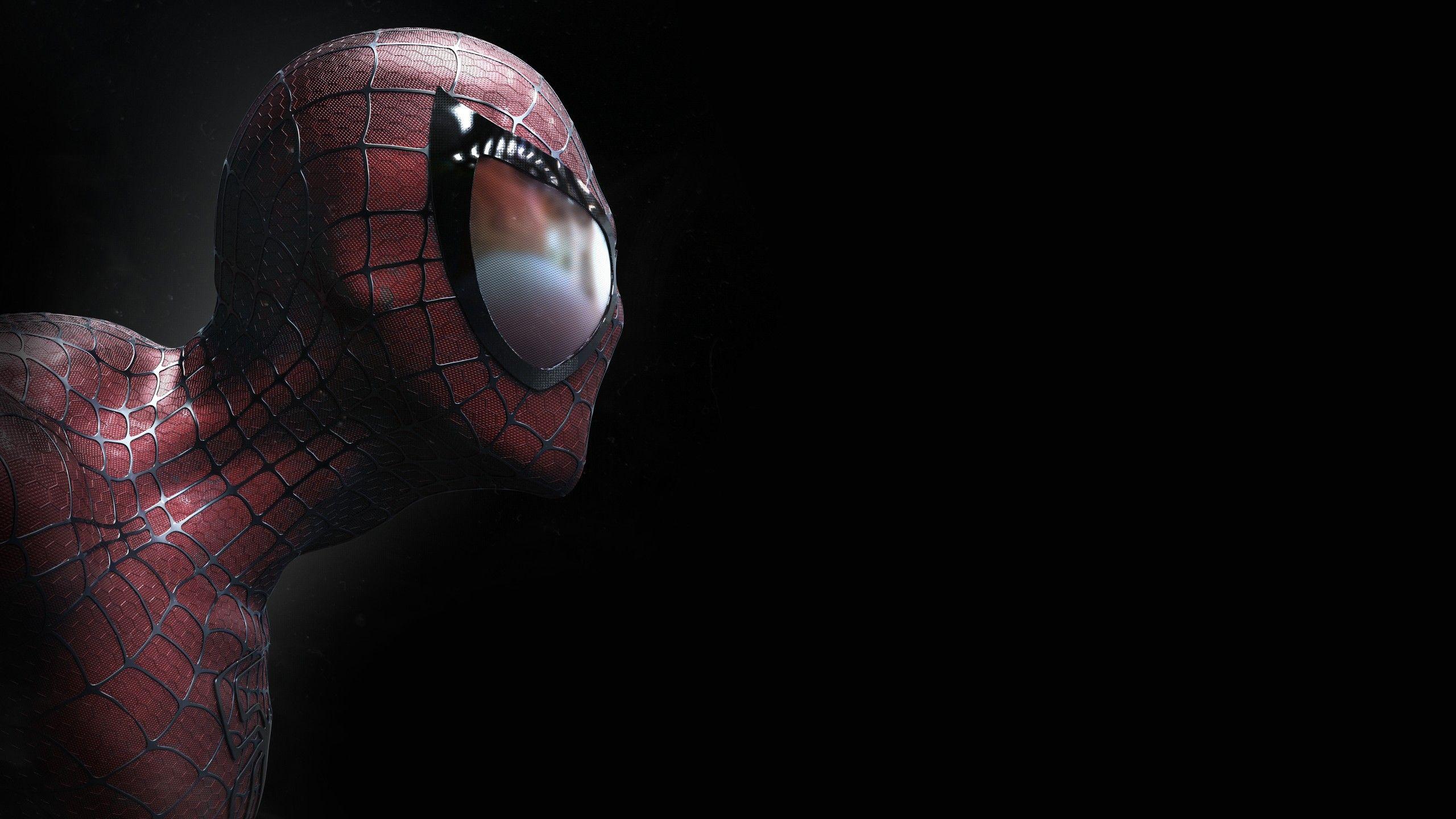 2560x1440 Wallpaper Spider Man, Dark Background, Black, CGI, 4K, 8K, Creative Graphics,. Wallpaper For IPhone, Android, Mobile And Desktop