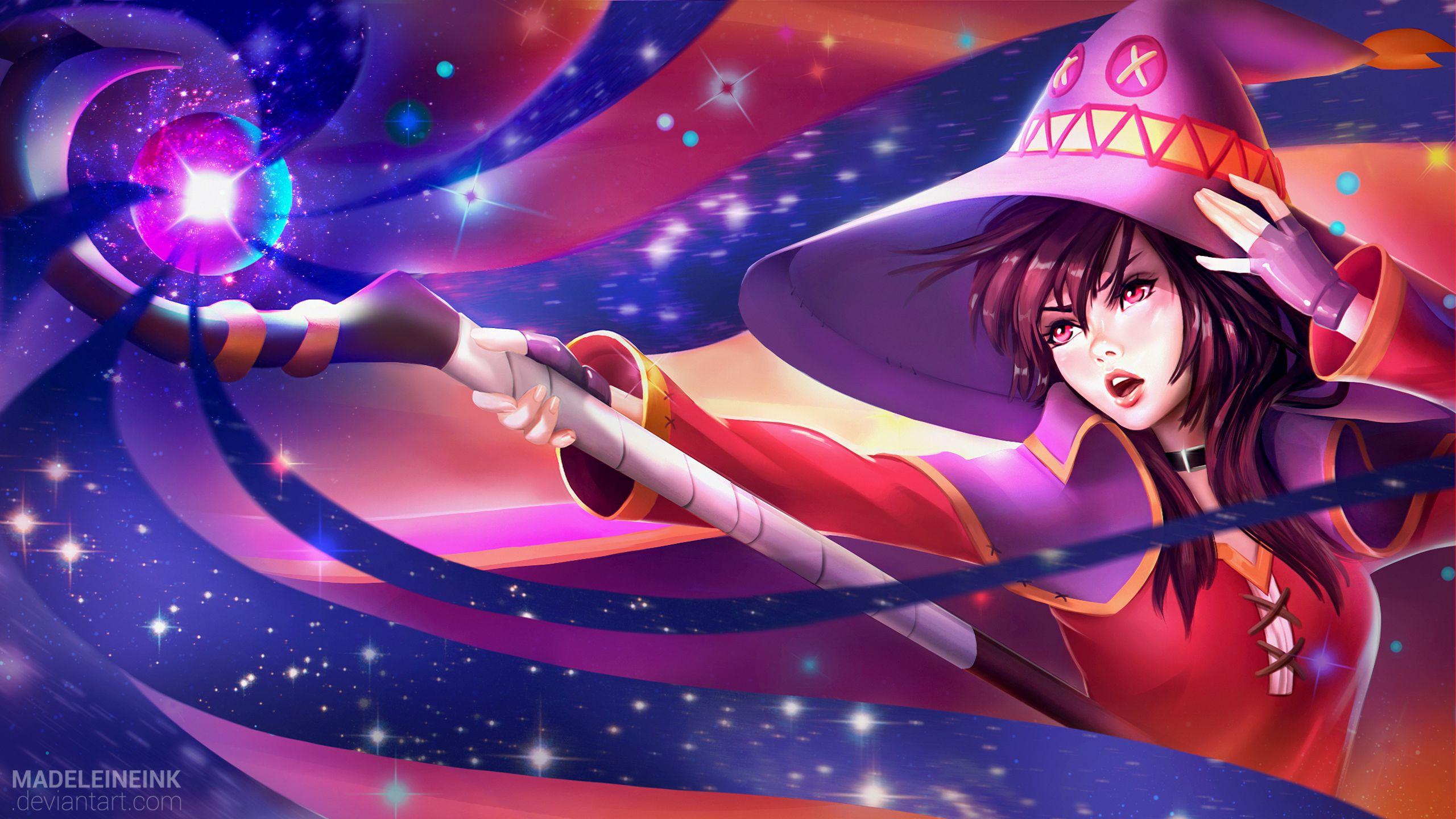 2560x1440 Megumin Subarashii Sekai ni Shukufuku wo! Anime Image Board