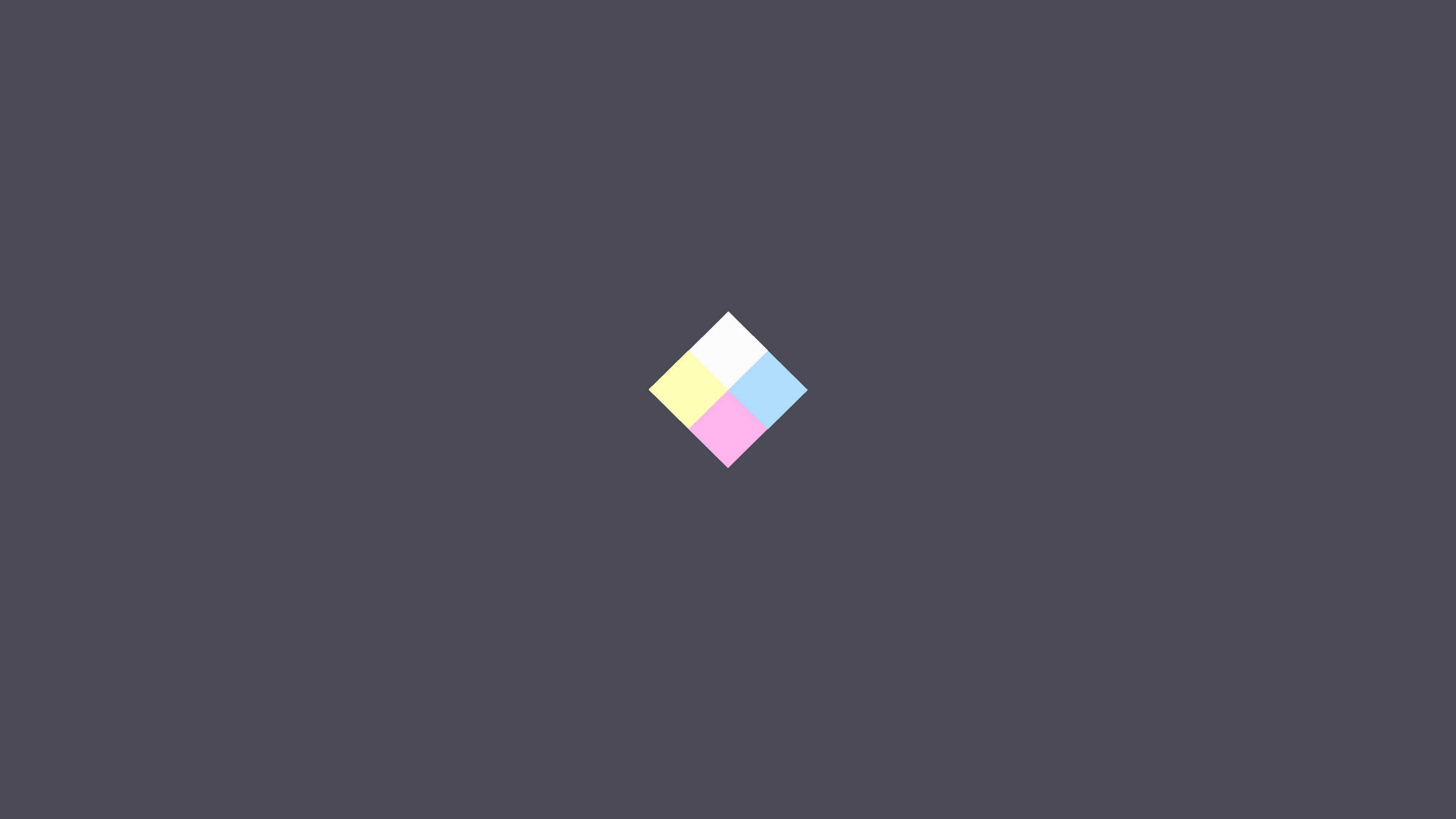 3840x2160 I made a minimalist diamond authority wallpaper