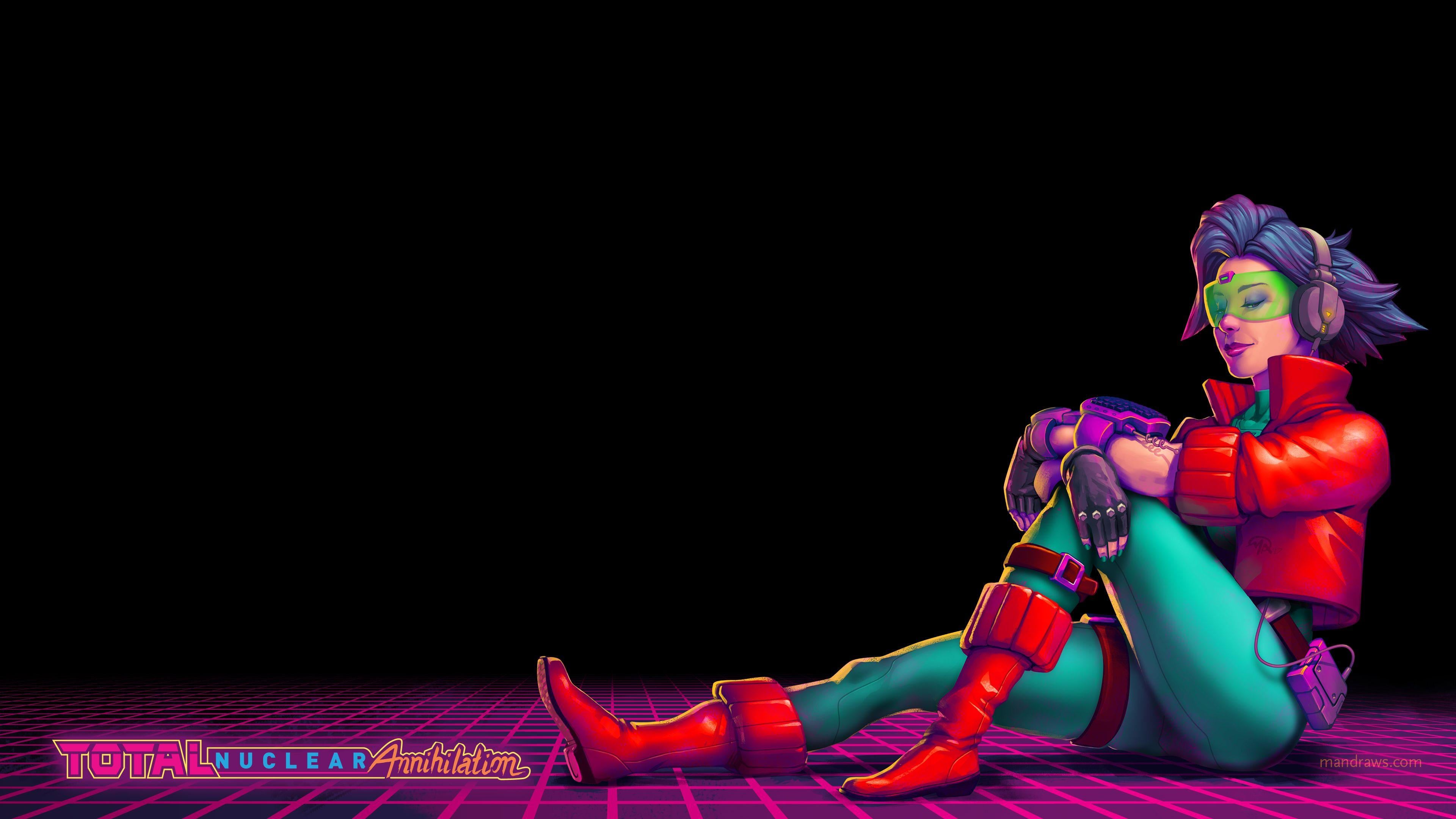 3840x2160 Total Nuclear Annihilation Scarlet wallpaper I illustrated to accompany the album release