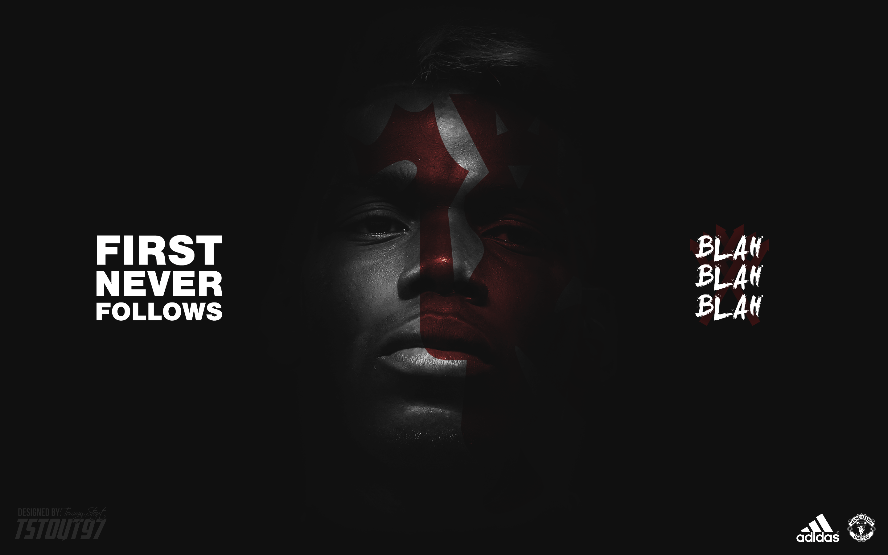 2880x1800 Simple (Fan Made) Pogba Adidas Advertisement Wallpaper