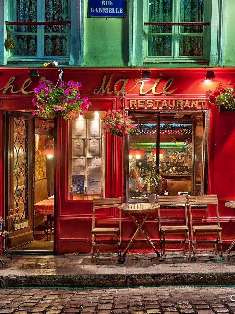 768x1024 Free download Exploring Paris The romantic terraces of Montmartre at night Blog [1680x1050] for your Desktop, Mobile & Tablet. Explore Paris Cafe Wallpaper. Paris Wallpaper for Bedroom, French Cafe