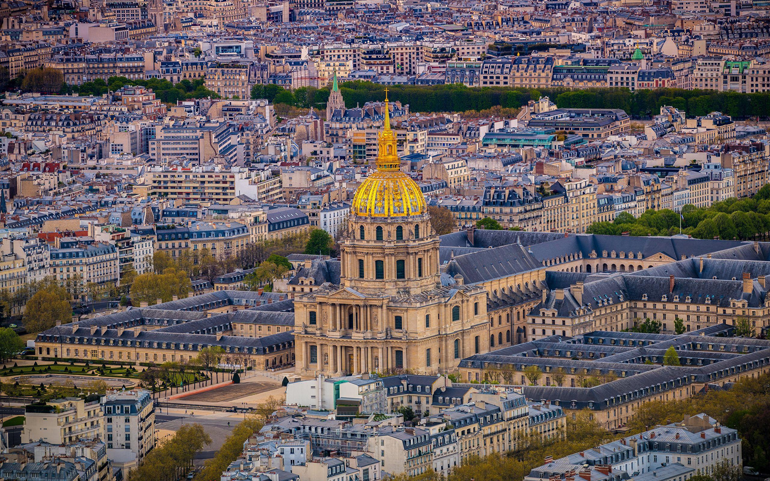 2560x1600 image Paris France Montmartre From above Cities Building 2560x1600
