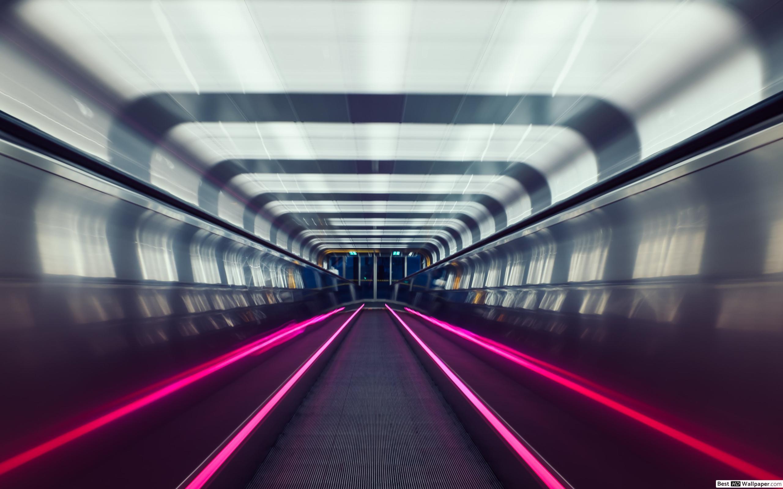 2560x1600 Modern subway tunnel in oslo norway HD wallpaper download