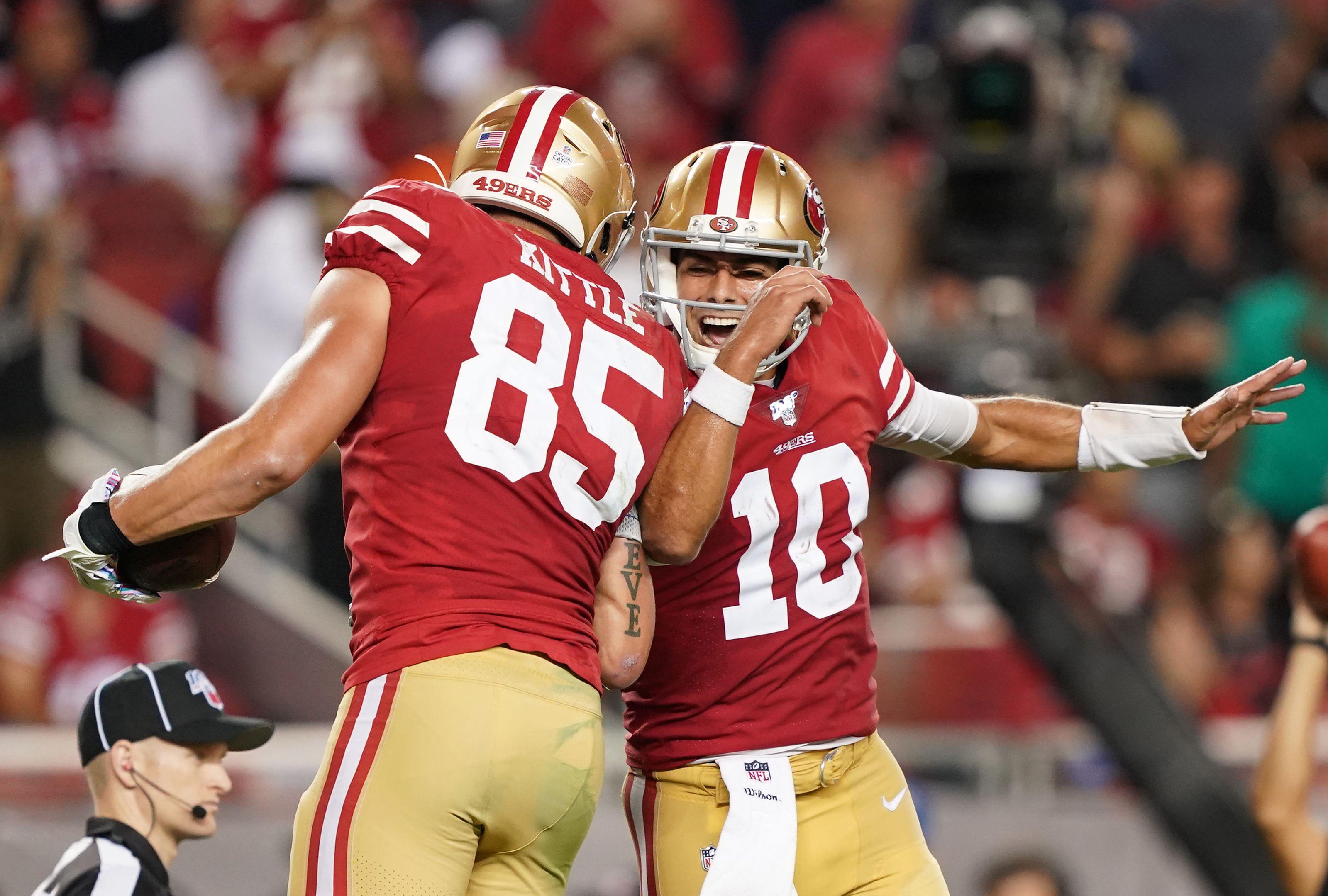 3200x2160 49ers news: Jimmy Garoppolo, George Kittle in player sales