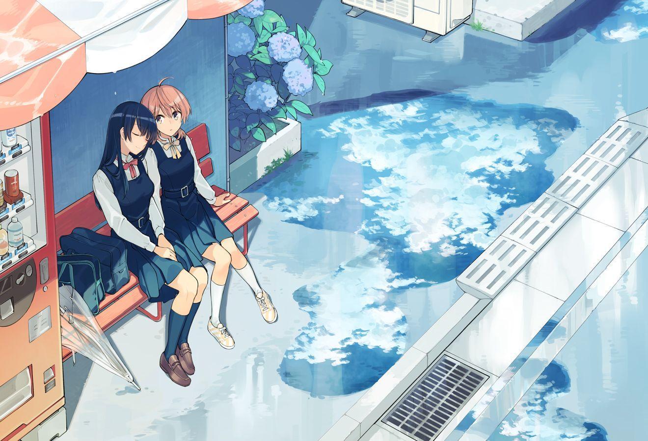 HD wallpaper Anime Bloom into You Touko Nanami Yuu Koito  Wallpaper  Flare