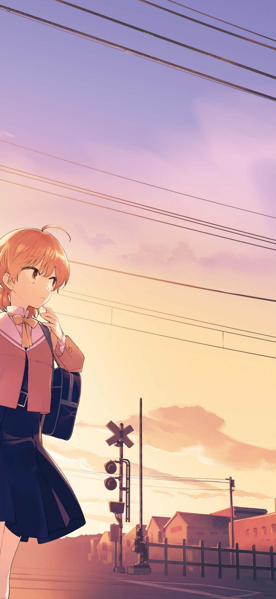1125x2436 Yagate Kimi Ni Naru Wallpaper