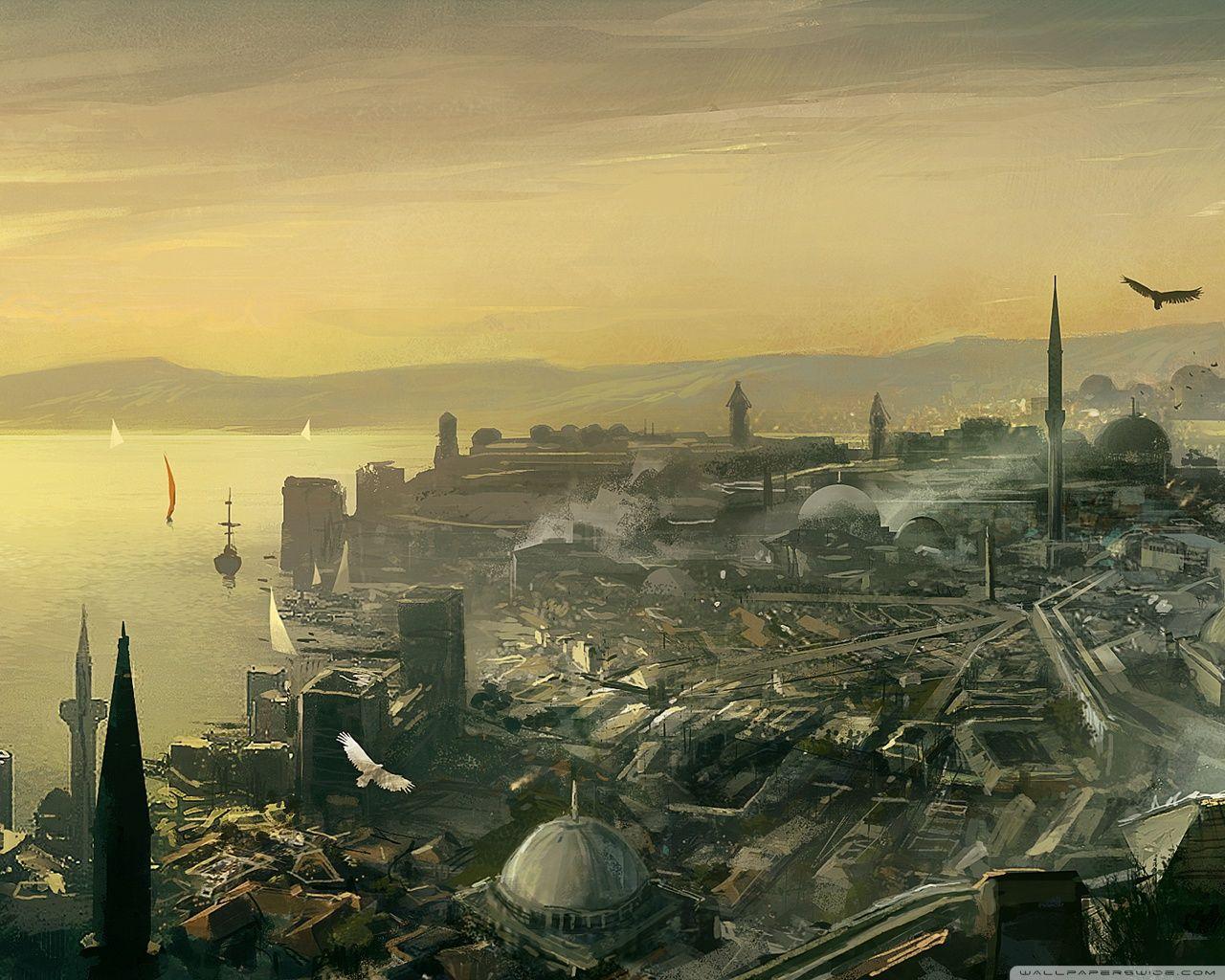 1280x1024 Assassin's Creed Revelations Constantinople Concept Art Ultra HD Desktop Background Wallpaper for 4K UHD TV : Widescreen & UltraWide Desktop & Laptop : Tablet