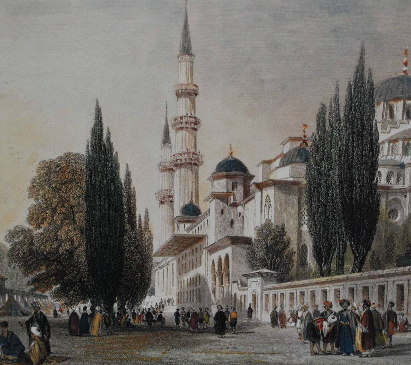 1440x1280 old istanbul wallpaper