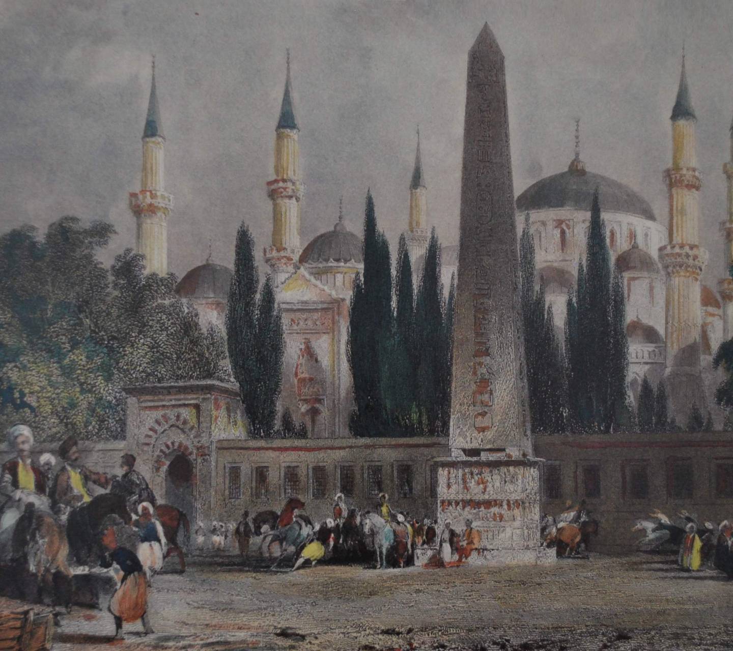 1440x1280 old istanbul wallpaper