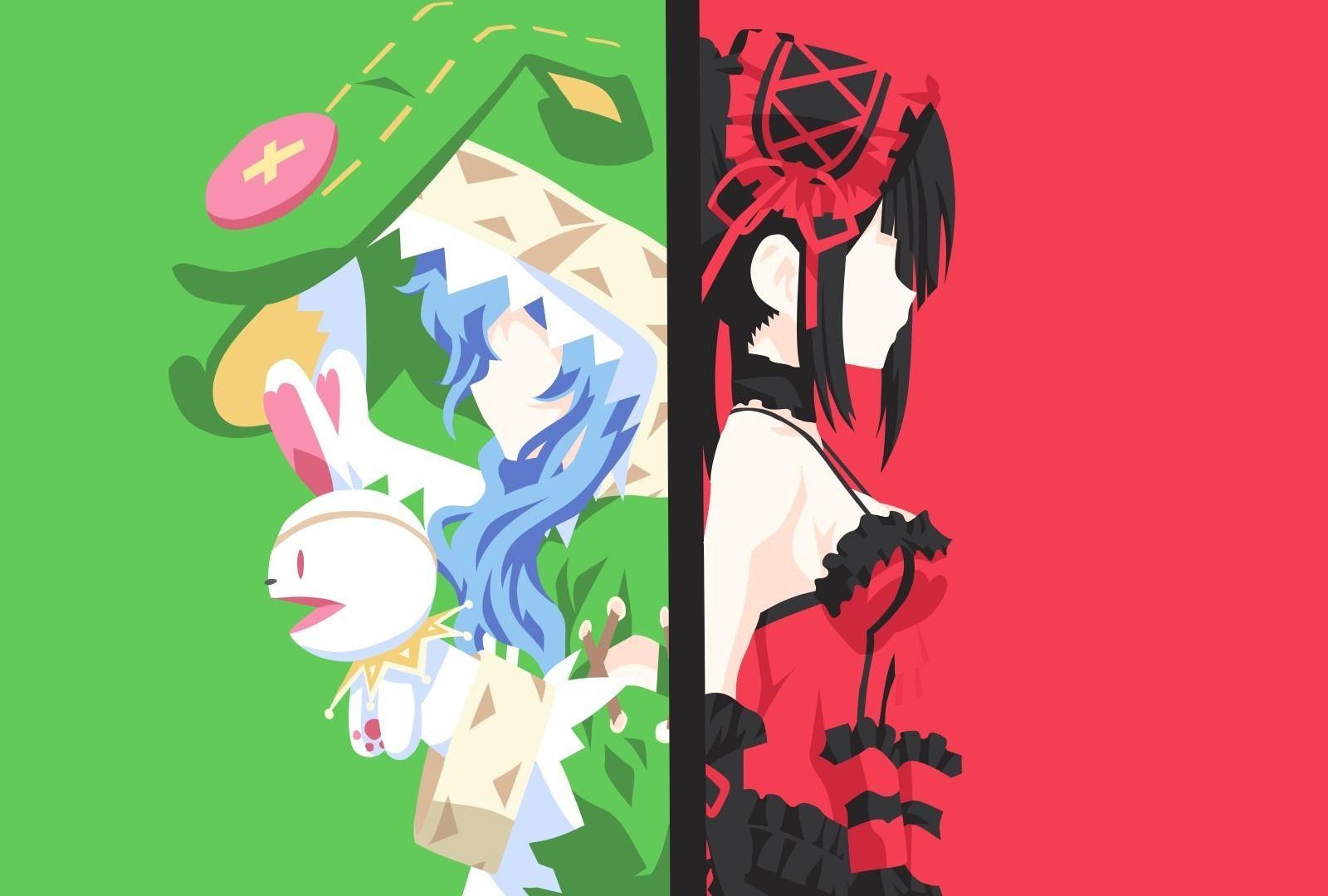 1600x1080 Download 1600x1200 wallpaper yoshino, kurumi tokisaki, date a live, anime girls, standard 4: fullscreen, 1600x1200 HD image, background, 1408