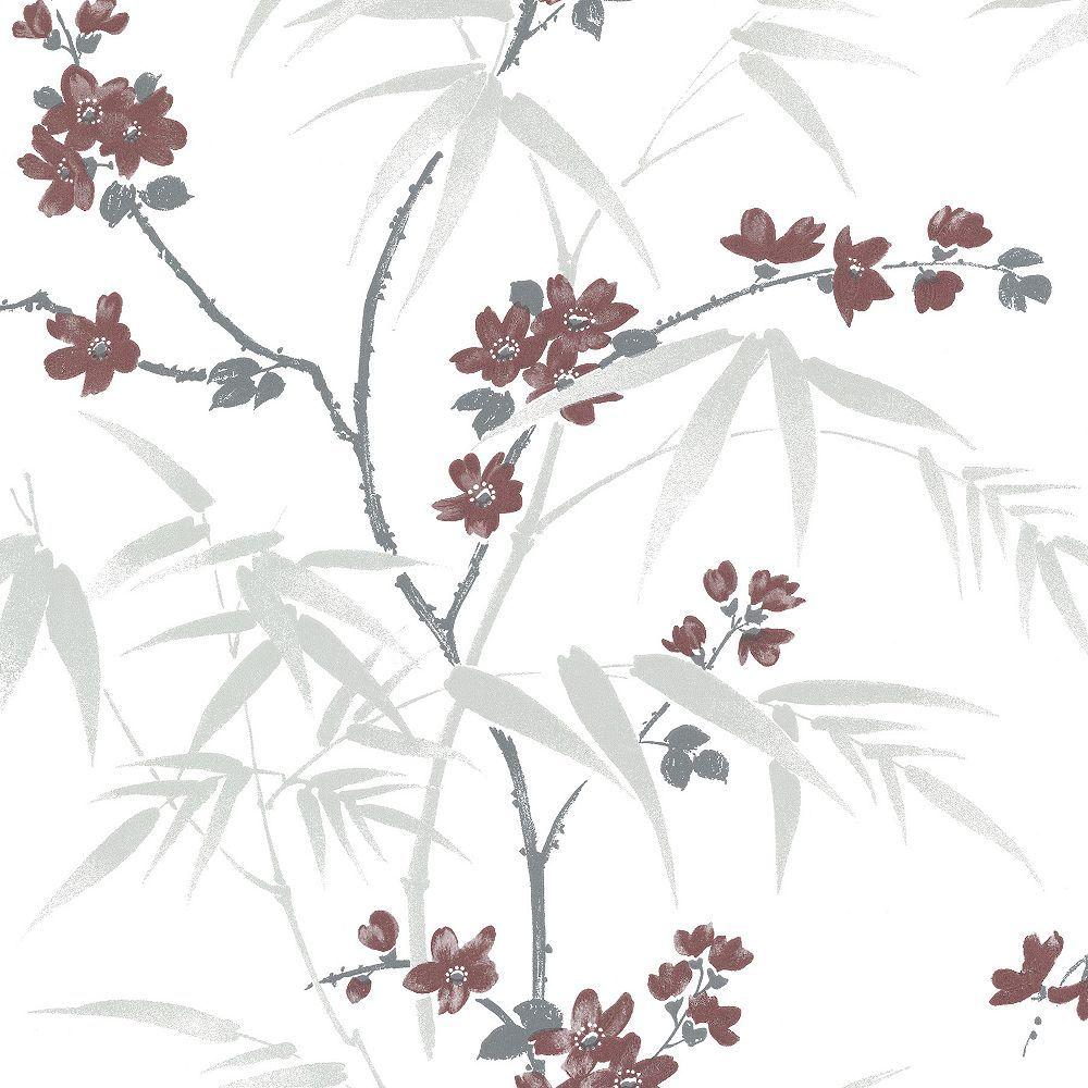 1000x1000 Sandudd Yoshino White Cherry Blossom Wallpaper. The Home Depot Canada