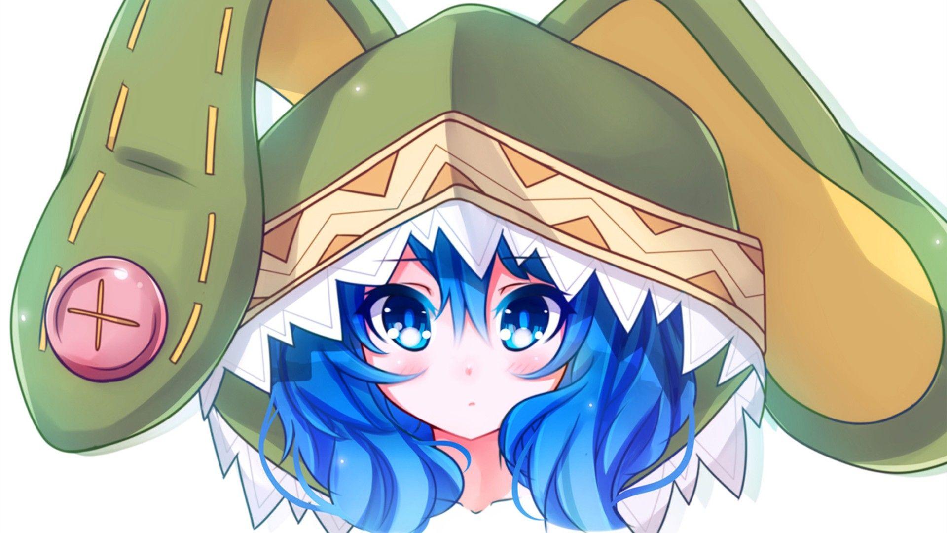 1920x1080 #anime, #Yoshino, #Date A Live, #anime girls, #blue eyes, #blue hair, wallpaper. Mocah.org HD Desktop Wallpaper