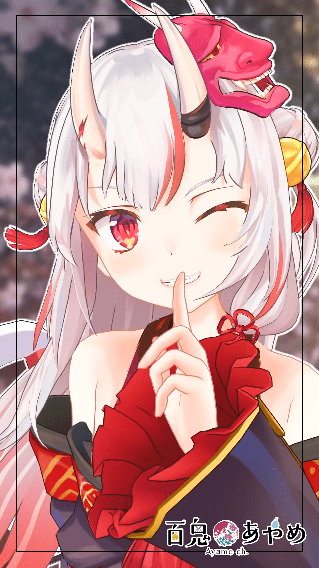 1080x1920 こんなきりー！ I made Ojou's phone wallpaper this time