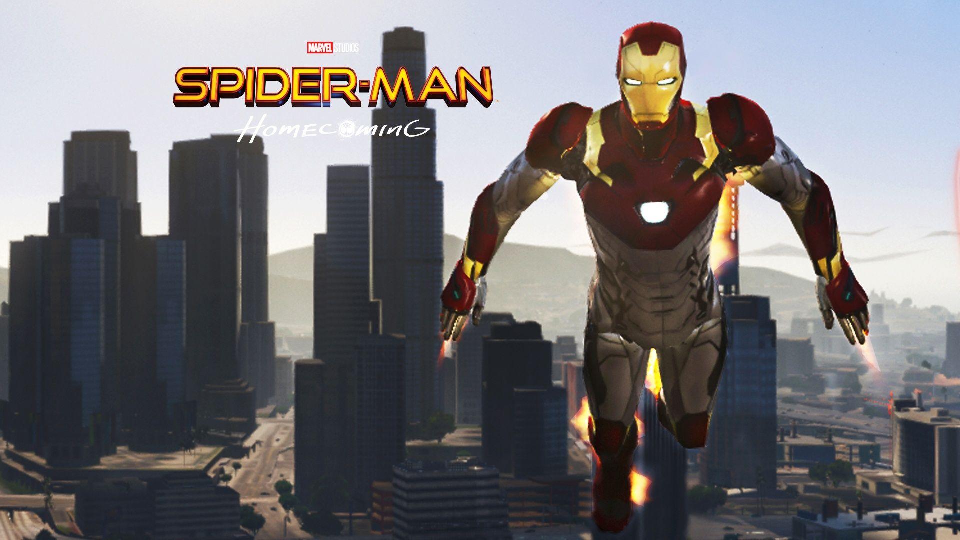1920x1080 Iron Man Mark 47 (Spider Man Home Coming) [Add On Ped] 1.3