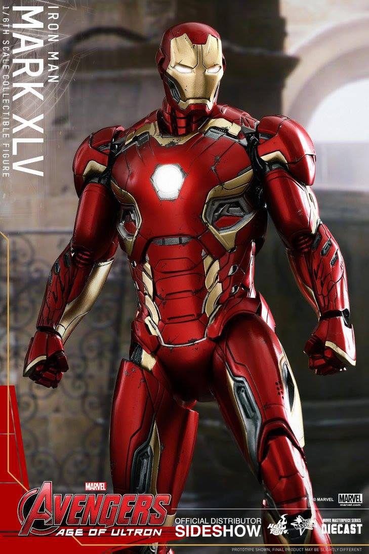 729x1094 Iron Man Mark 45 Action Figure 1 6 Diecast Movie Masterpiece, Avengers: Age Of Ultron, 30 Cm
