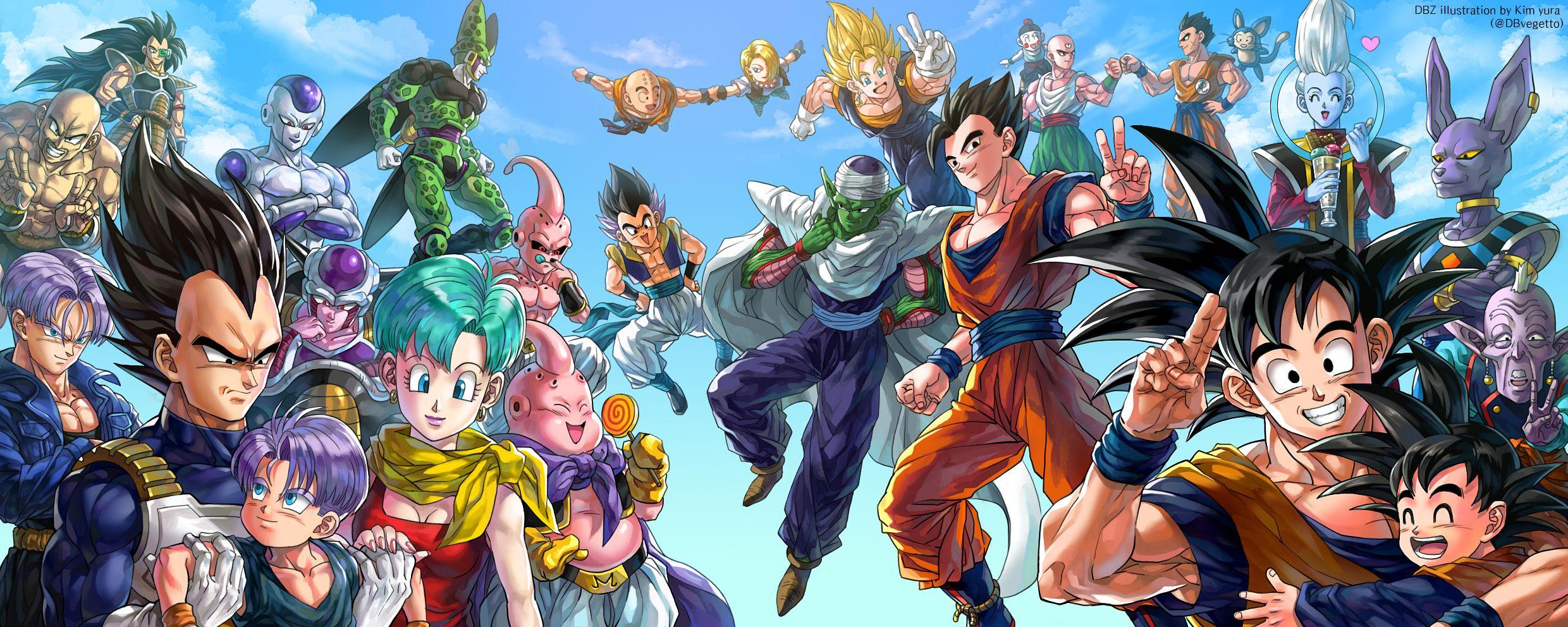 2480x992 Krillin BALL Anime Image Board