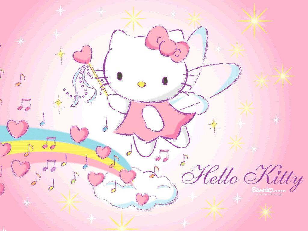 1024x768 Hello Kitty Wallpaper: Pink Hello Kitty Wallpaper Collection