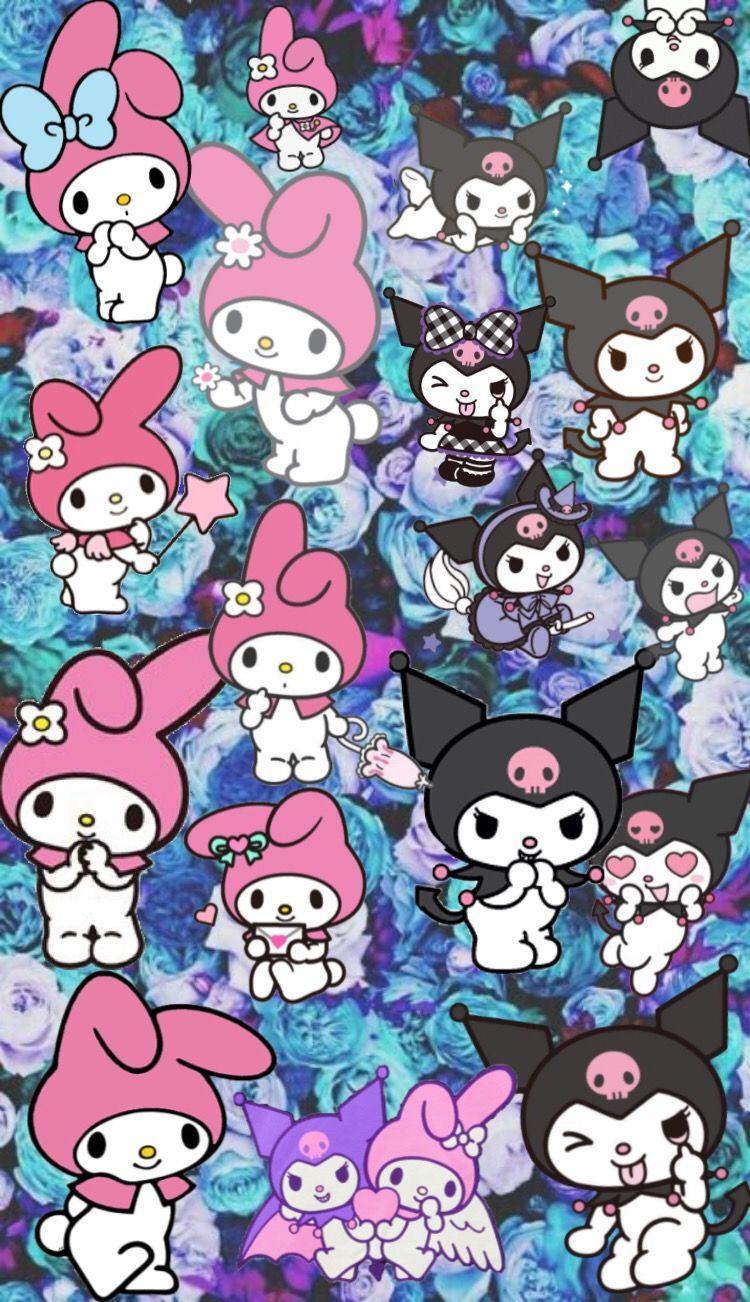 Kuromi Iphone Wallpapers Top Free Kuromi Iphone Backgrounds Wallpaperaccess