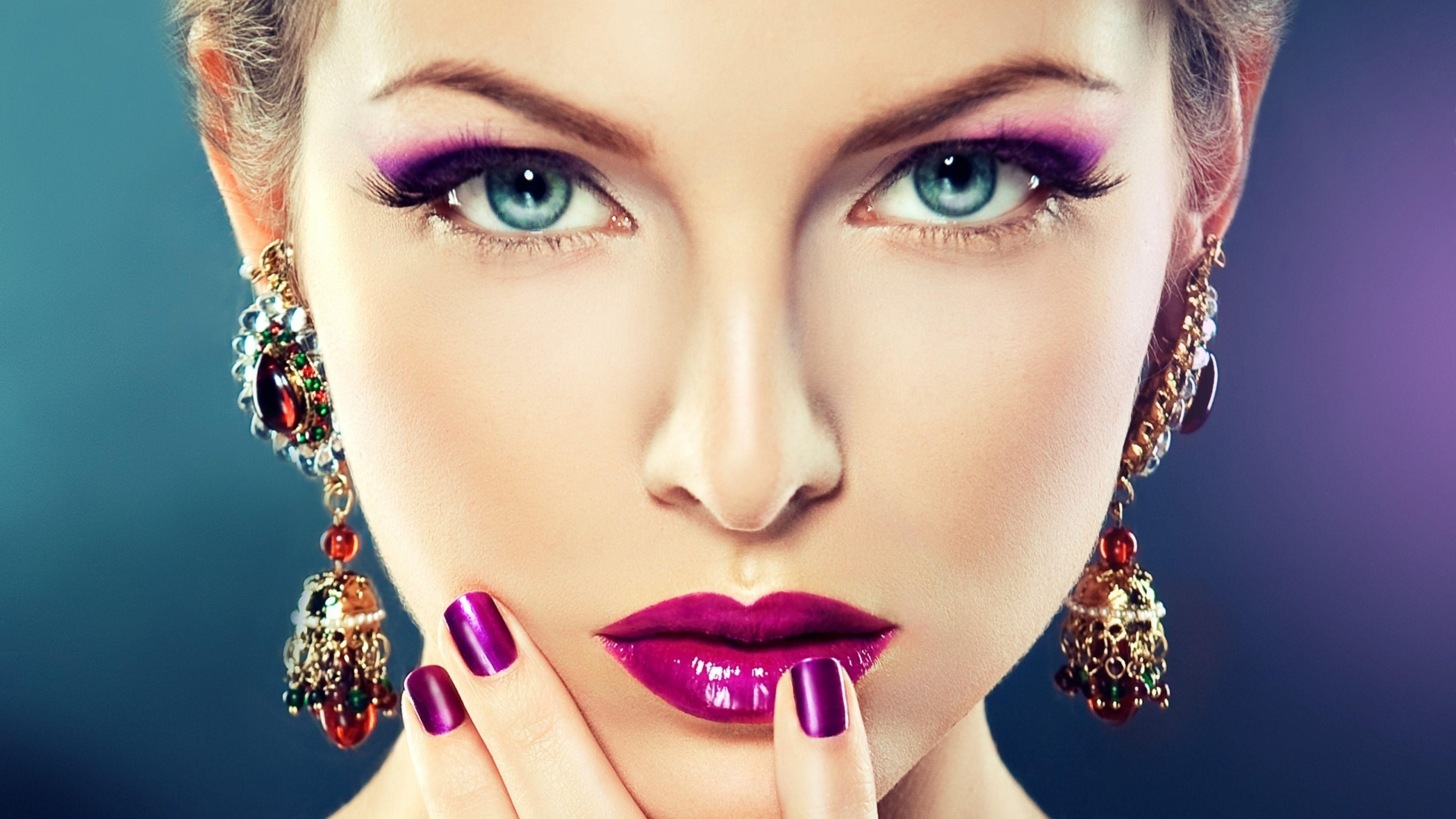 3840x2160 Wallpaper 4k Wallpaper Girl Girl Makeup Eyes 4k Ultra HD Wallpaper