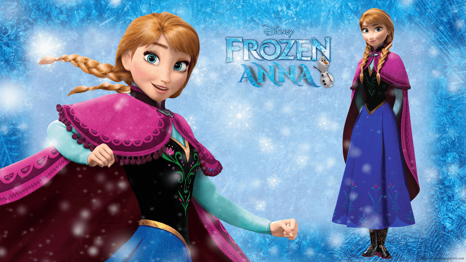 1600x900 Anna Frozen Wallpaper