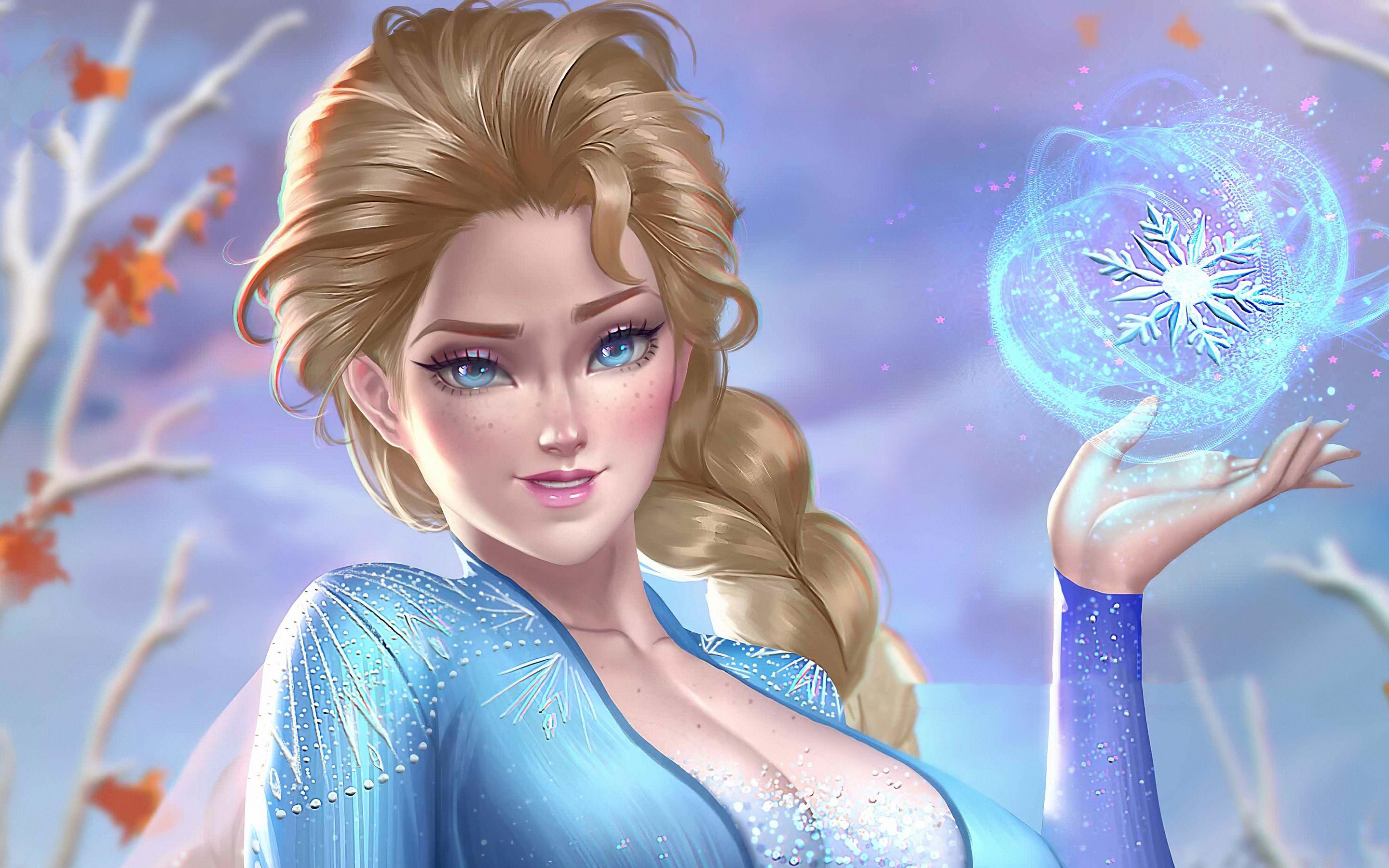 2880x1800 Snow Queen Elsa In Frozen 4k Macbook Pro Retina HD 4k Wallpaper, Image, Background, Photo and Picture