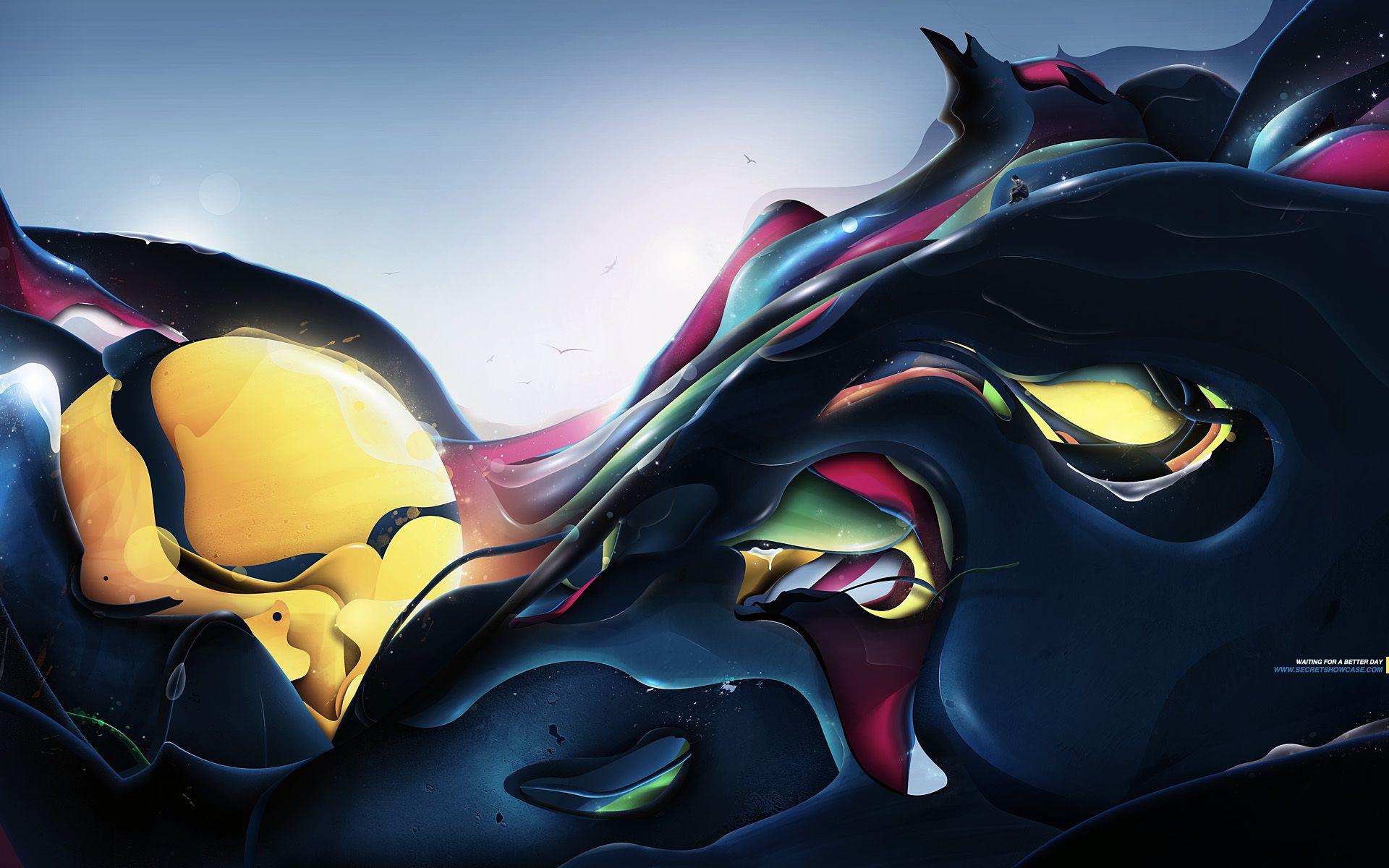1920x1200 Waves of Emotion Wallpaper