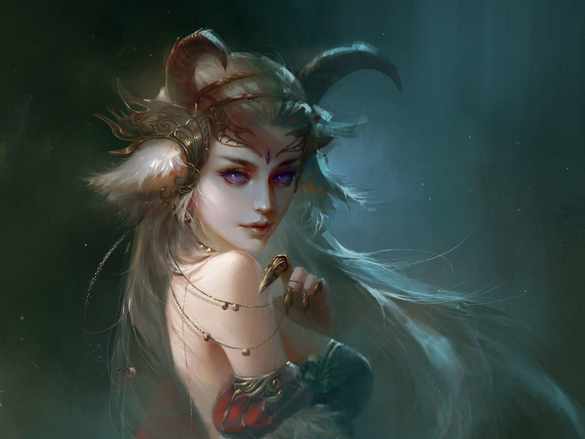 1920x1440 Women Devils Wallpaper