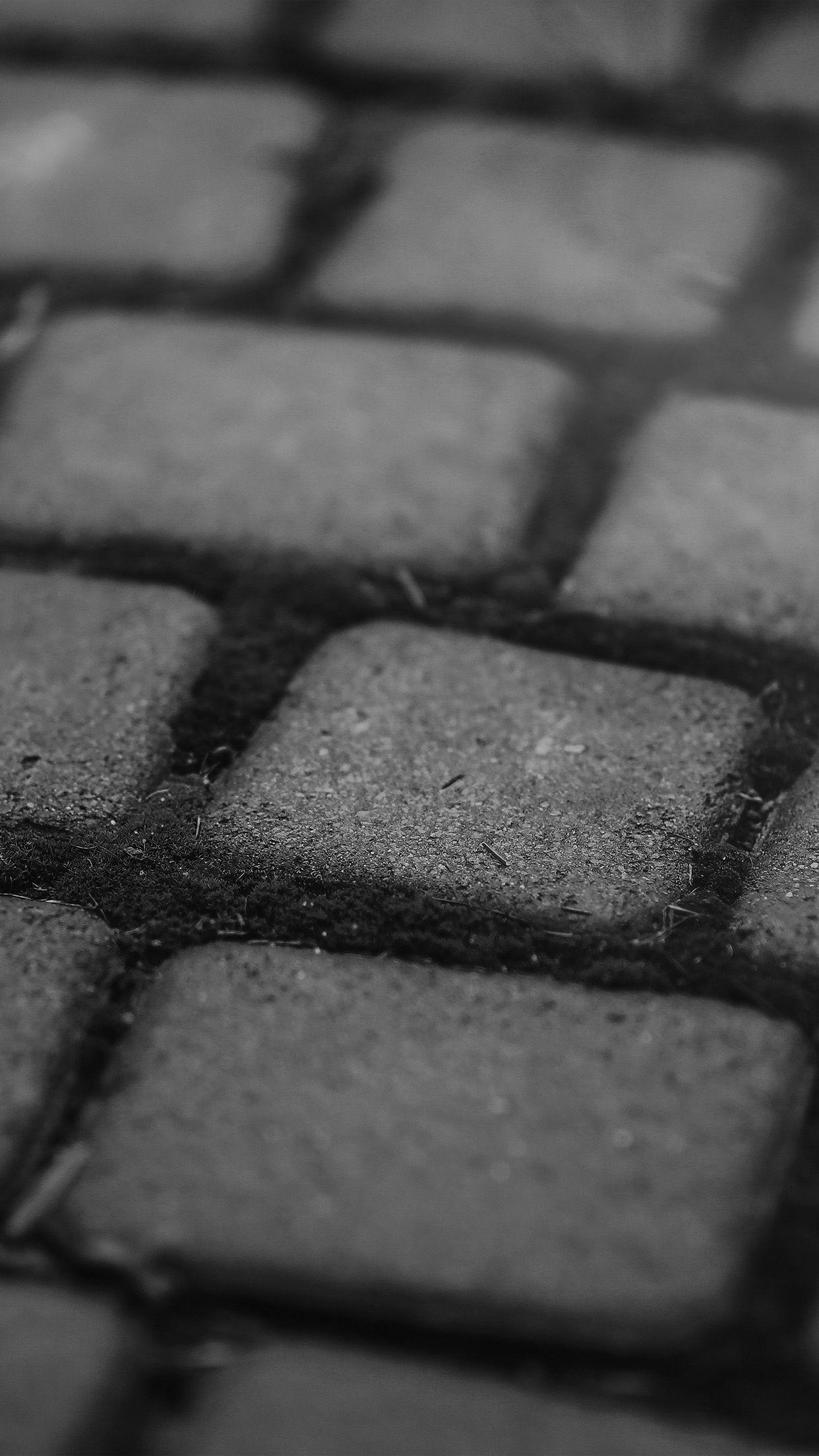1242x2208 Garden Moss Stone Nature Road City Flare Dark Bw