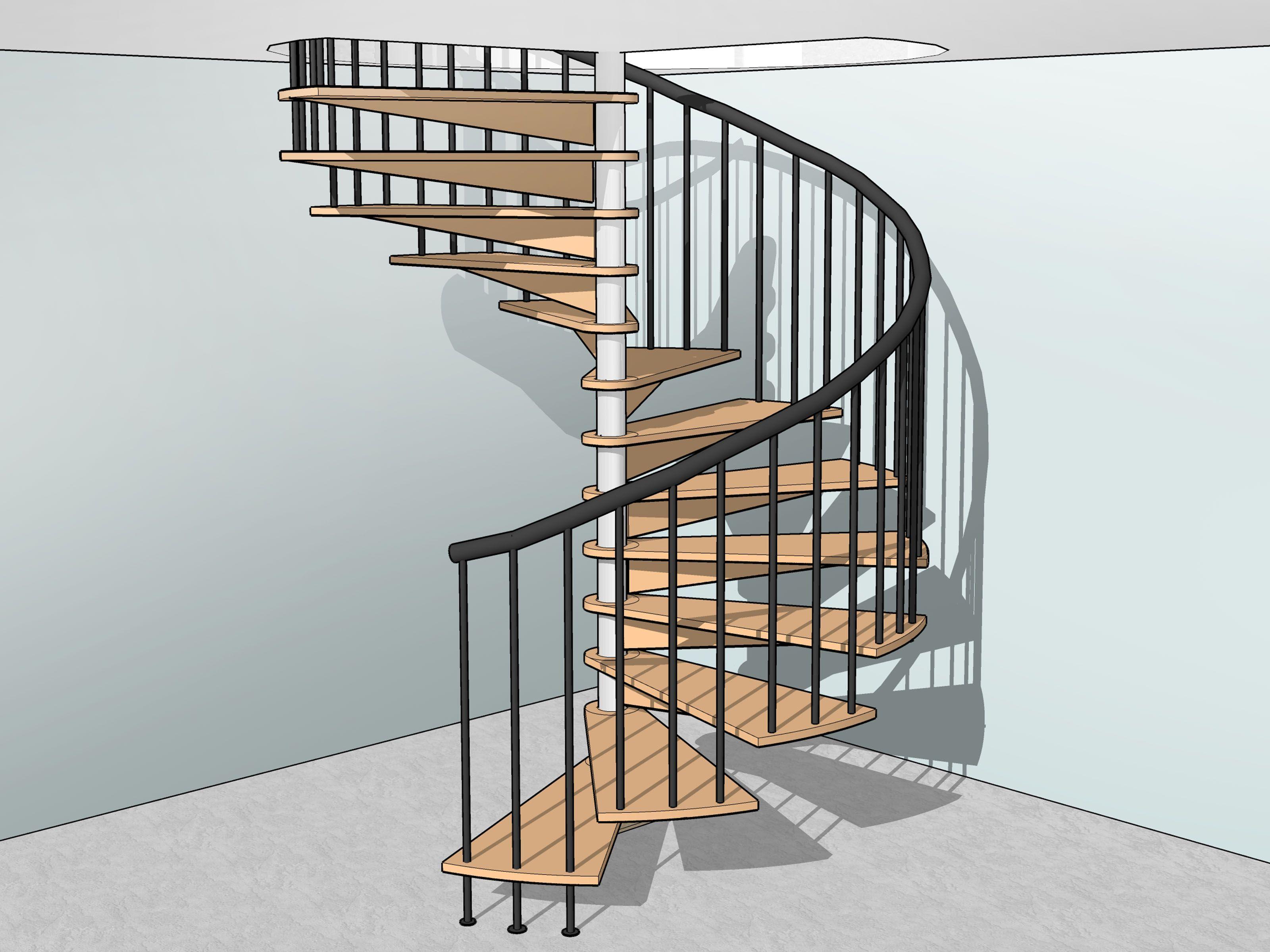 3200x2400 How to Build Spiral Stairs: 15 Steps (with Picture)