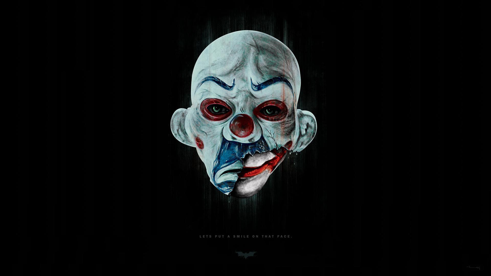 1920x1080 Joker Mask Wallpaper