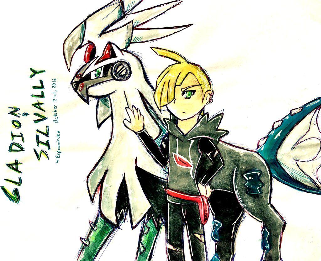 1024x833 Gladion and Silvally (Sketch)