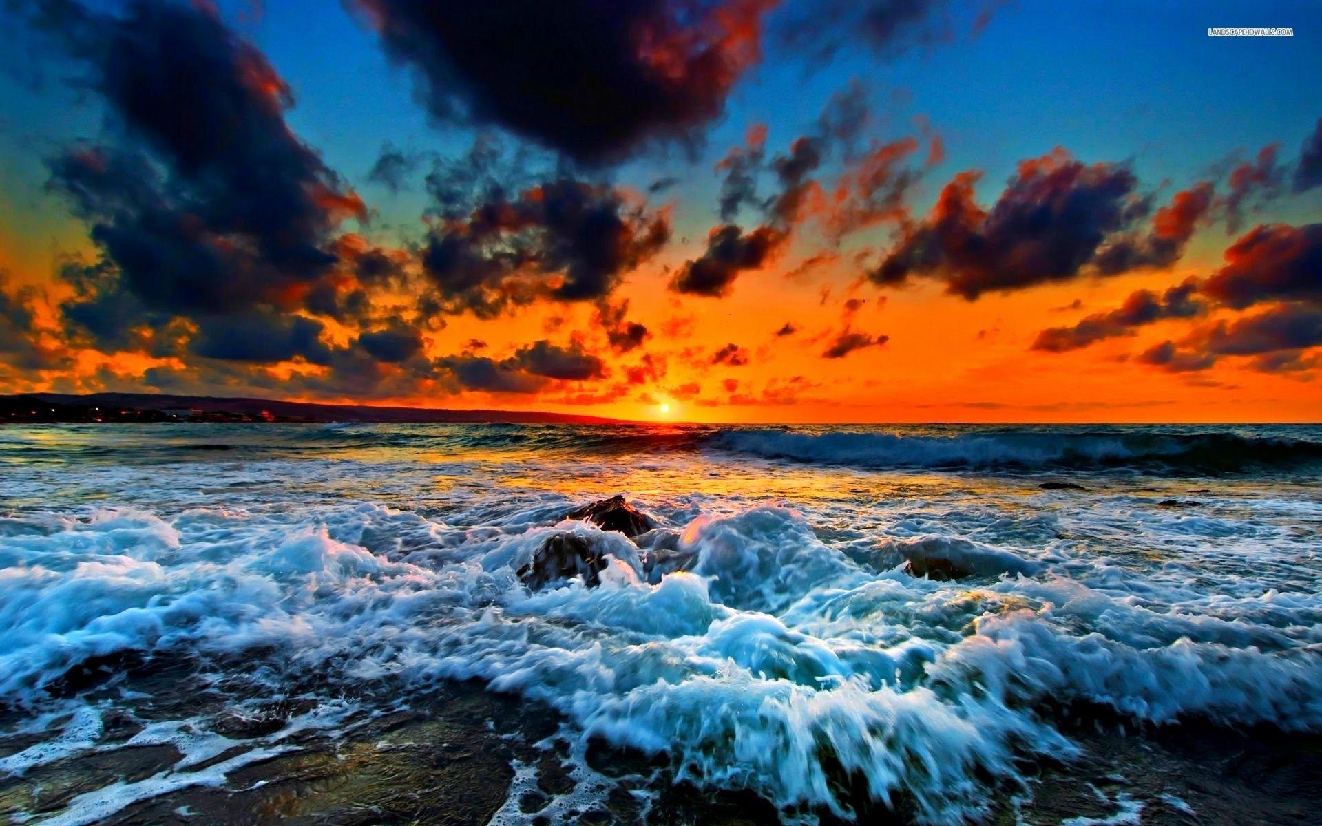 1920x1200 Lovely Waves Background This Year