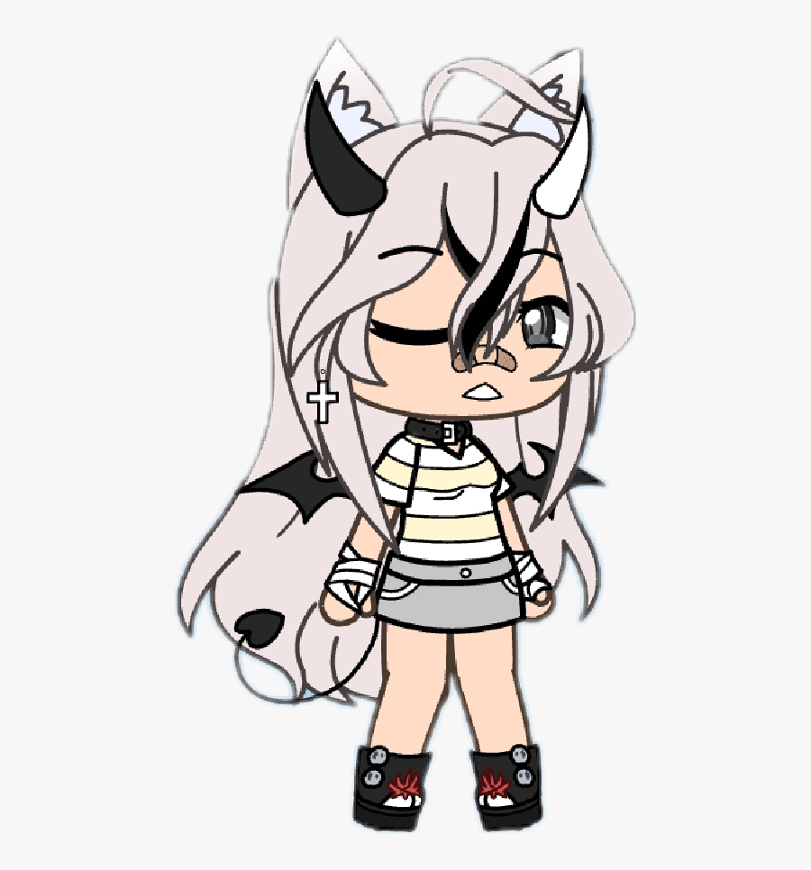 900x966 gachalife #gacha #girl #hot Gacha Life Girls, Free Transparent Clipart