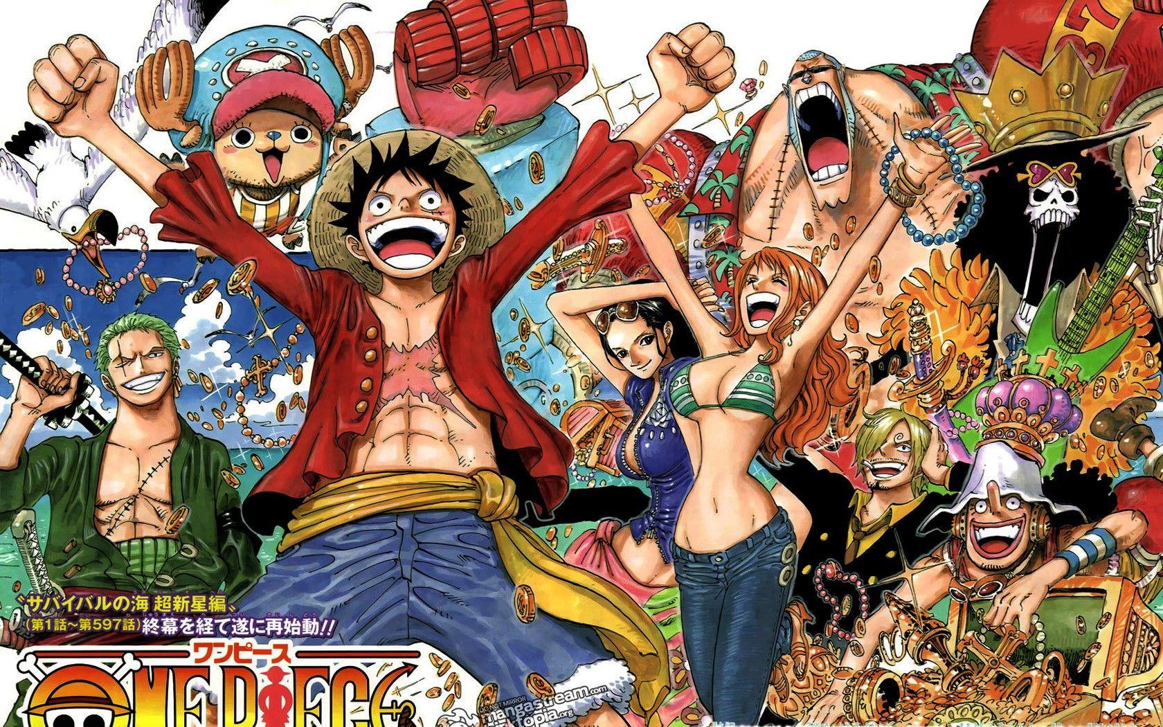 1680x1050 One Piece, Monkey D. Luffy, Tony Tony Chopper, Sanji, Roronoa Zoro, Nami, Nico Robin, Usopp, Franky, Brook Wallpaper HD / Desktop and Mobile Background