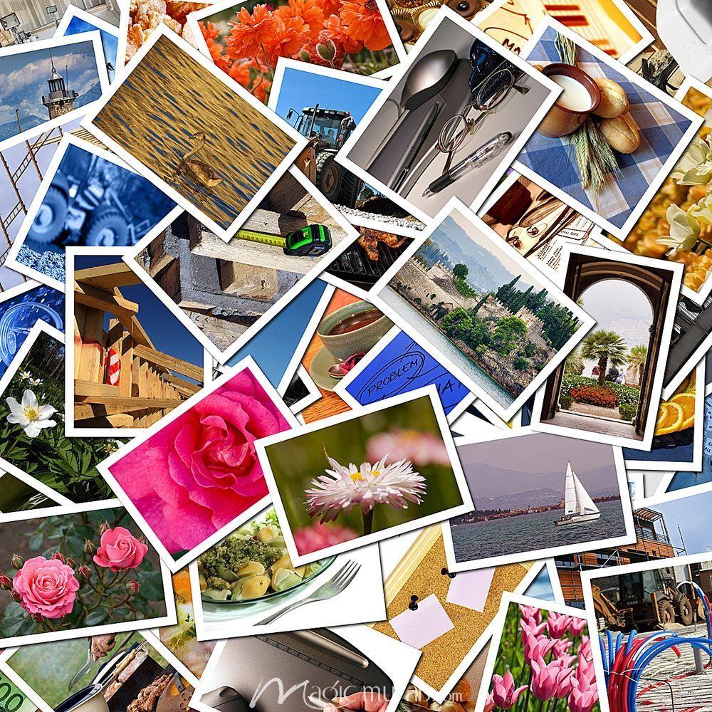 1000x1000 Travel Postcard Collage from MagicMurals