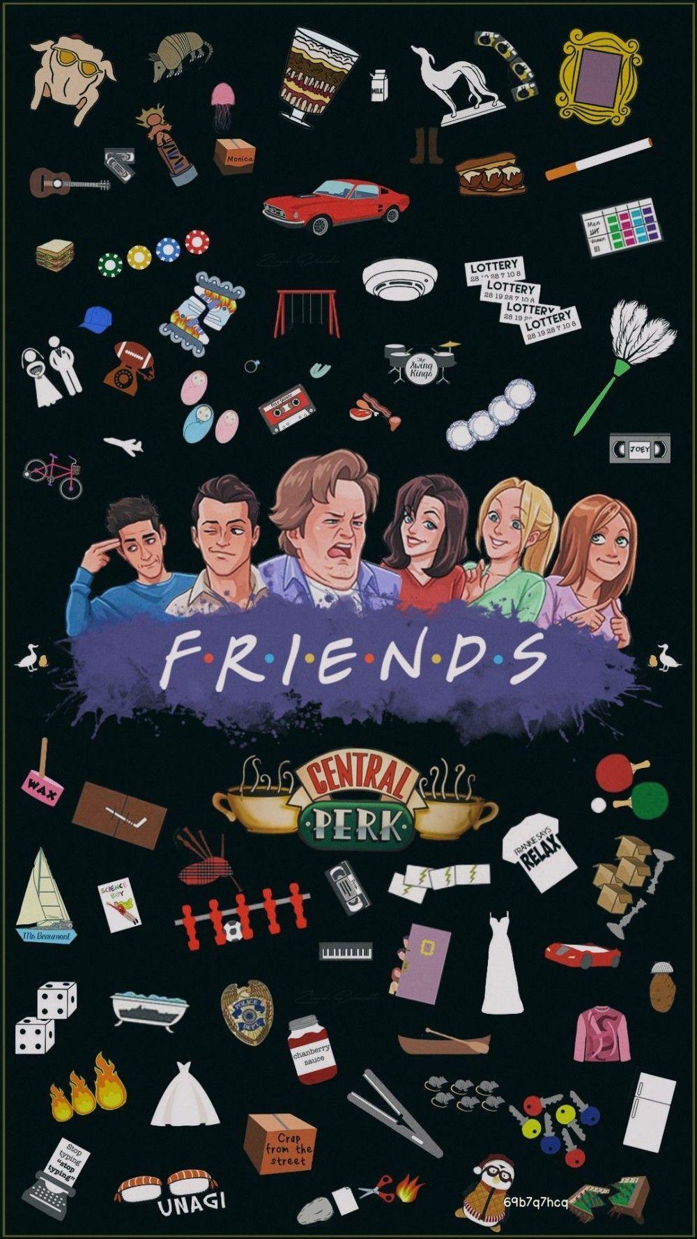1000x1778 Friends Wallpaper. Friends wallpaper, Friends poster, Friends collage