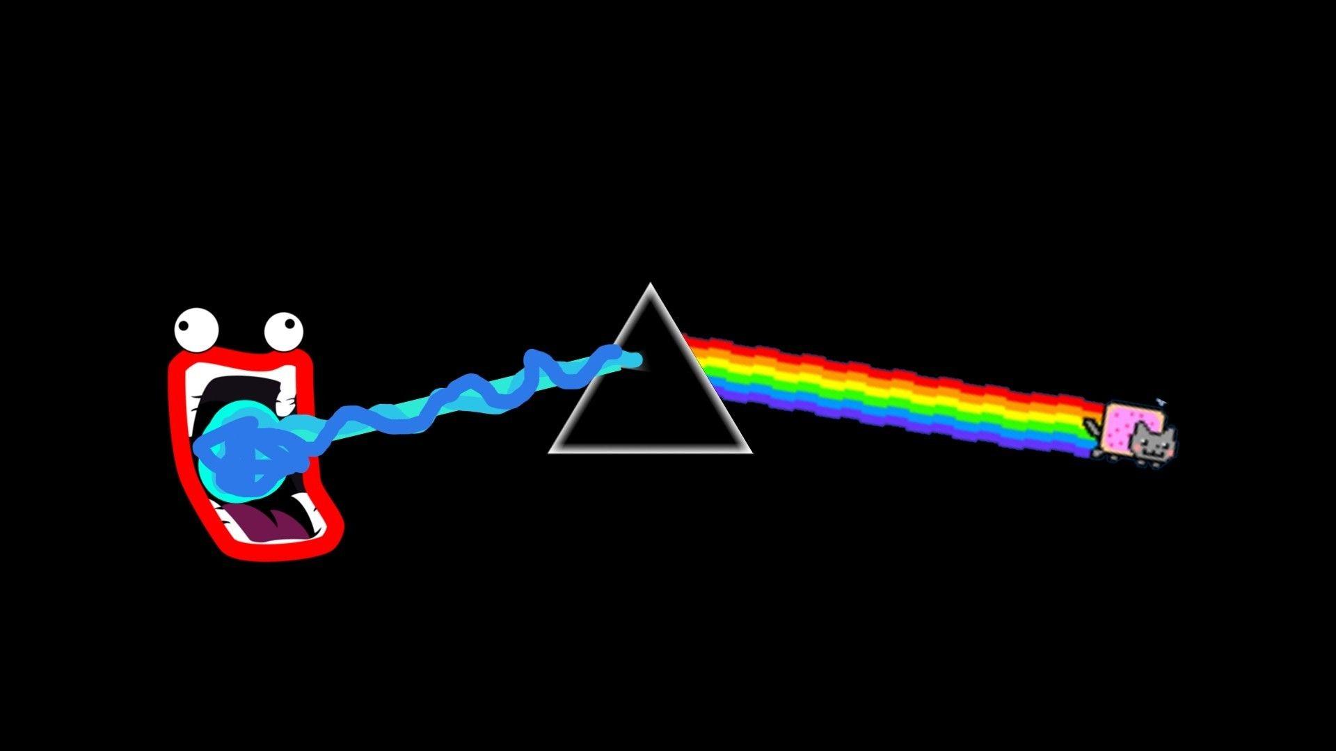 1920x1080 Nyan cat pink floyd shoop da whoop wallpaper