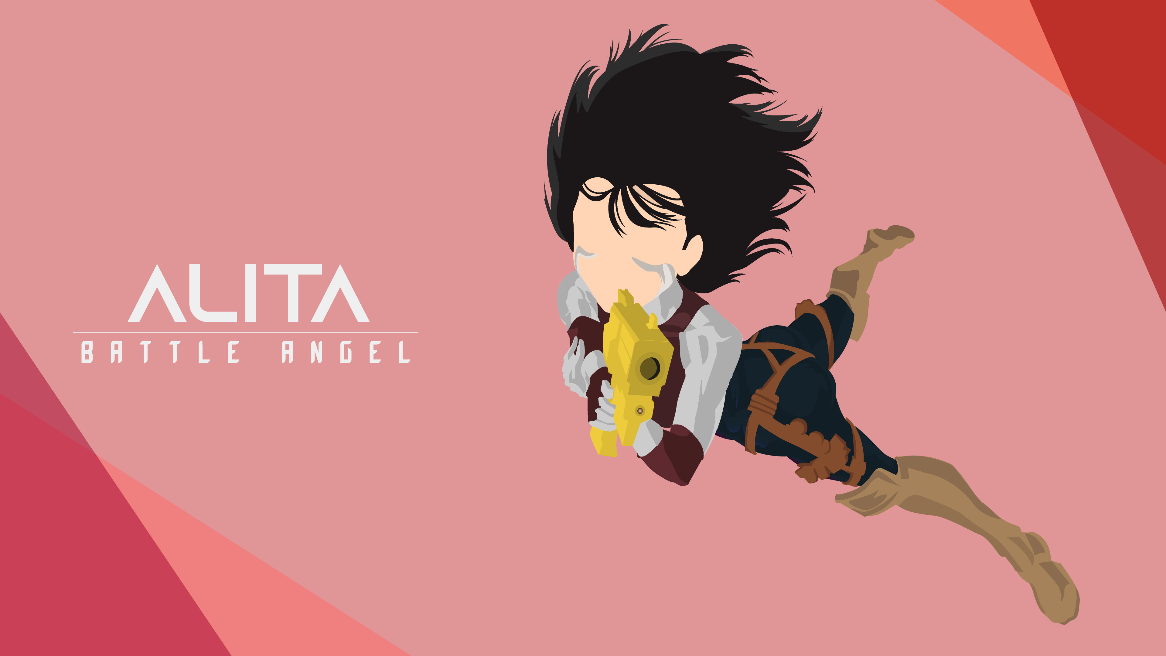 3840x2160 Alita Battle Angel minimalist wallpaper [4K]