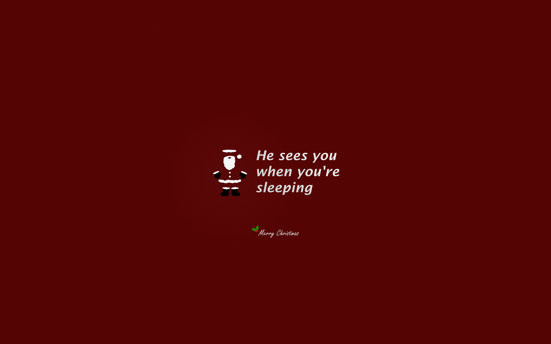 1920x1200 Stalker, red, merry, christmas, creepy, wallpaper, migsambo