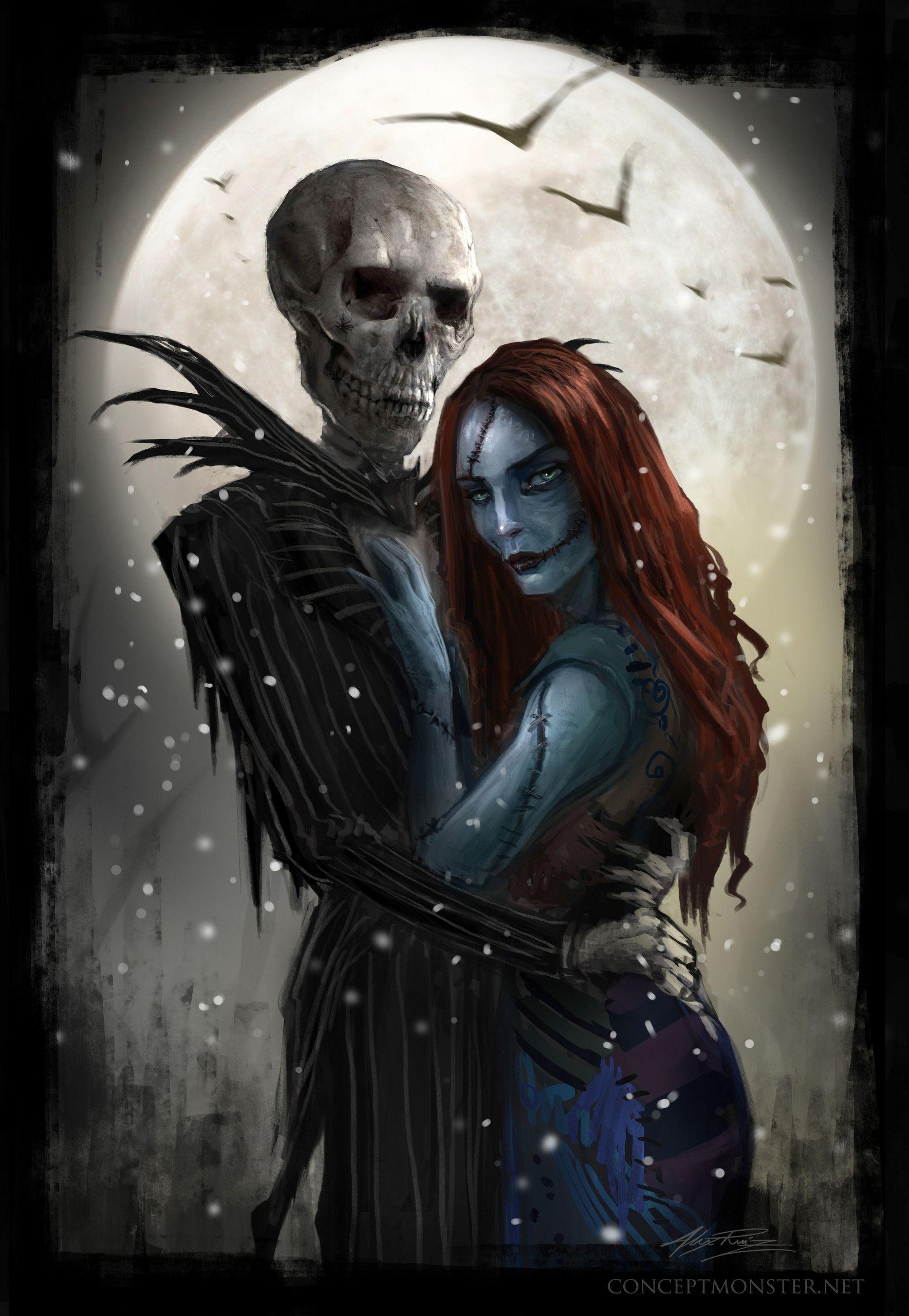 1769x2560 Christmas Skull iPhone Wallpaper