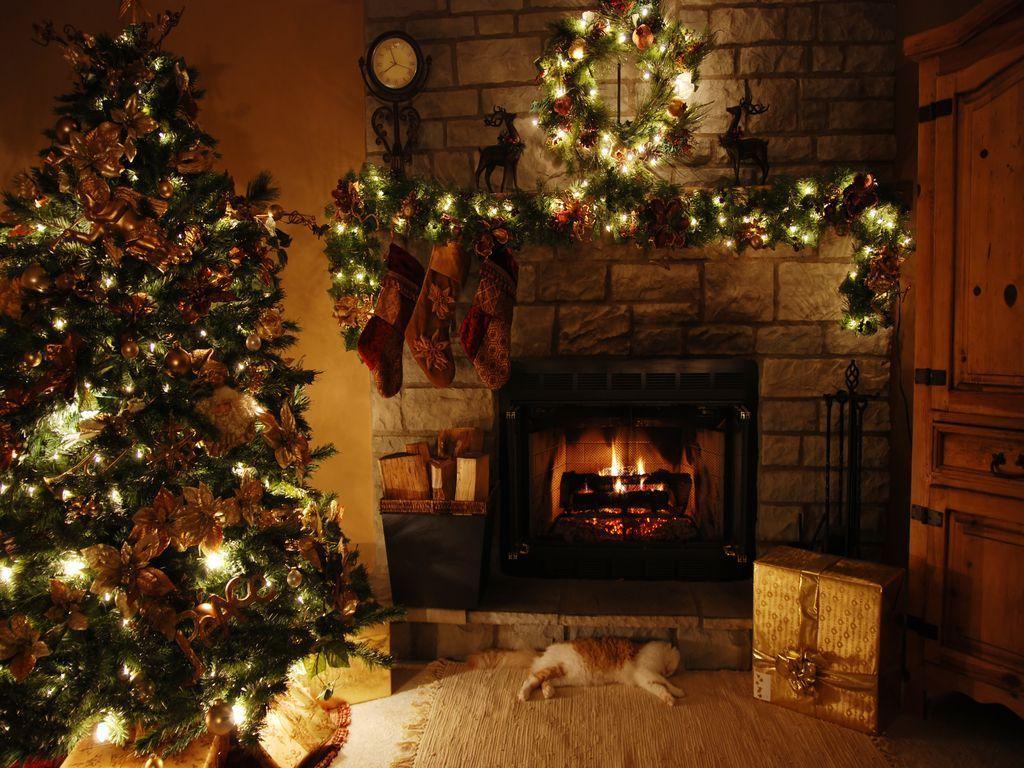 1024x768 Old Fashioned Christmas Wallpaper